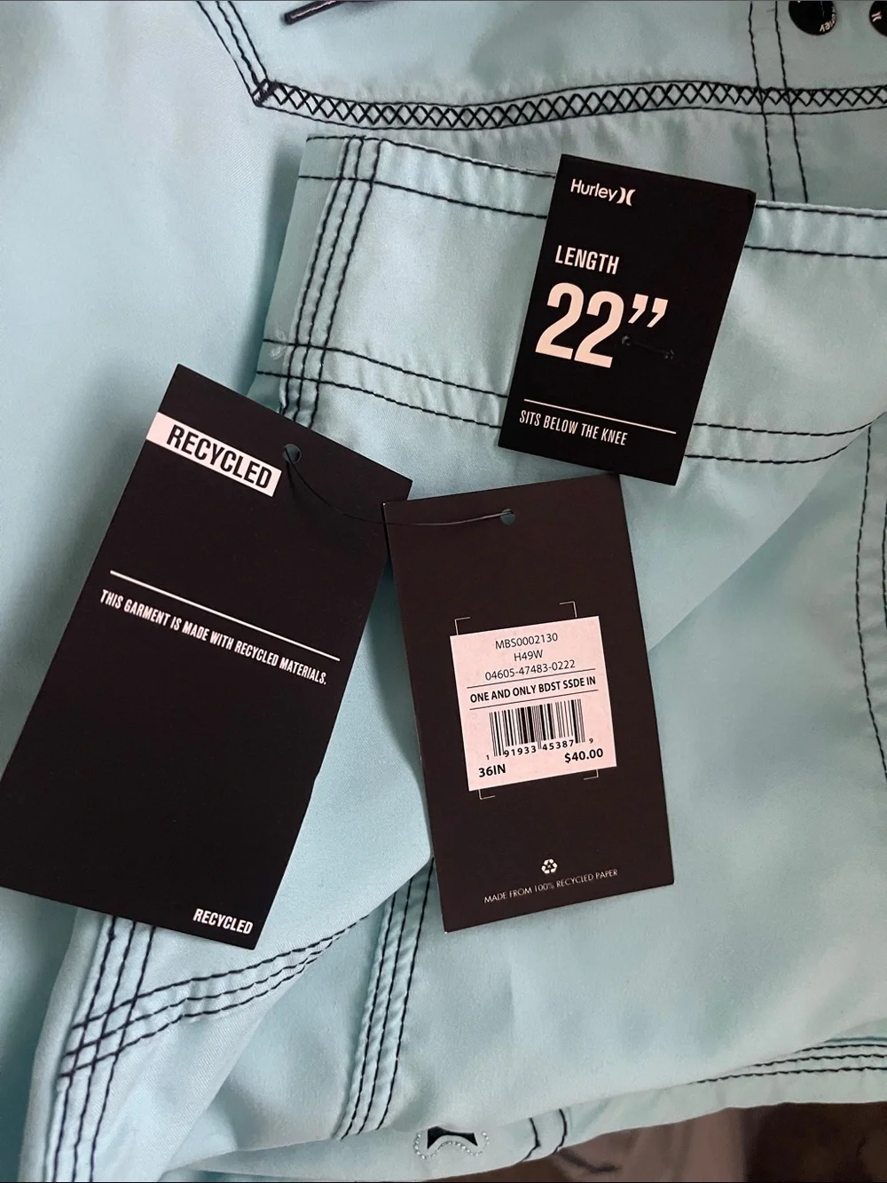 NWT Men’s Hurley One And Only Boardshort
